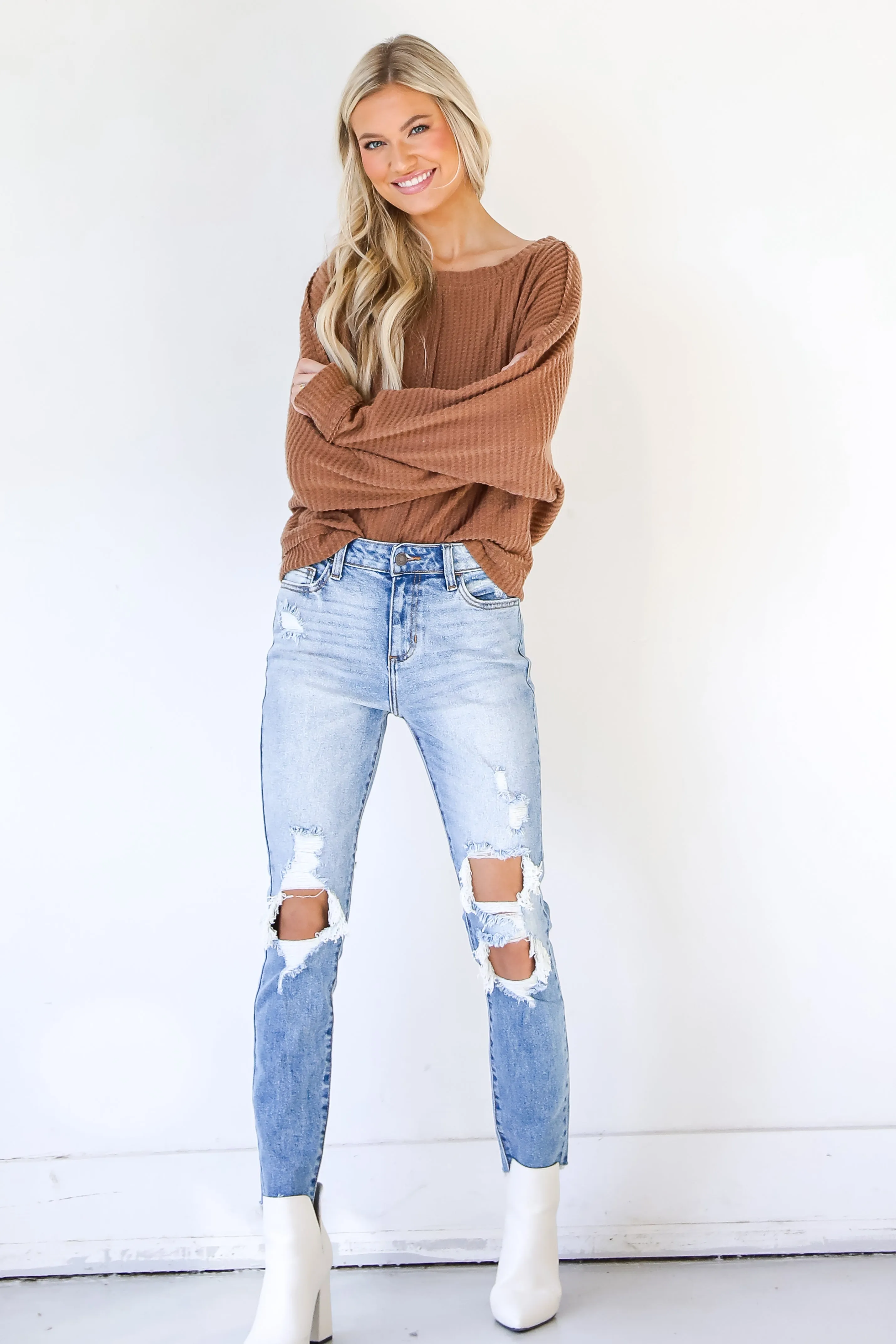Marisa Distressed Skinny Jeans