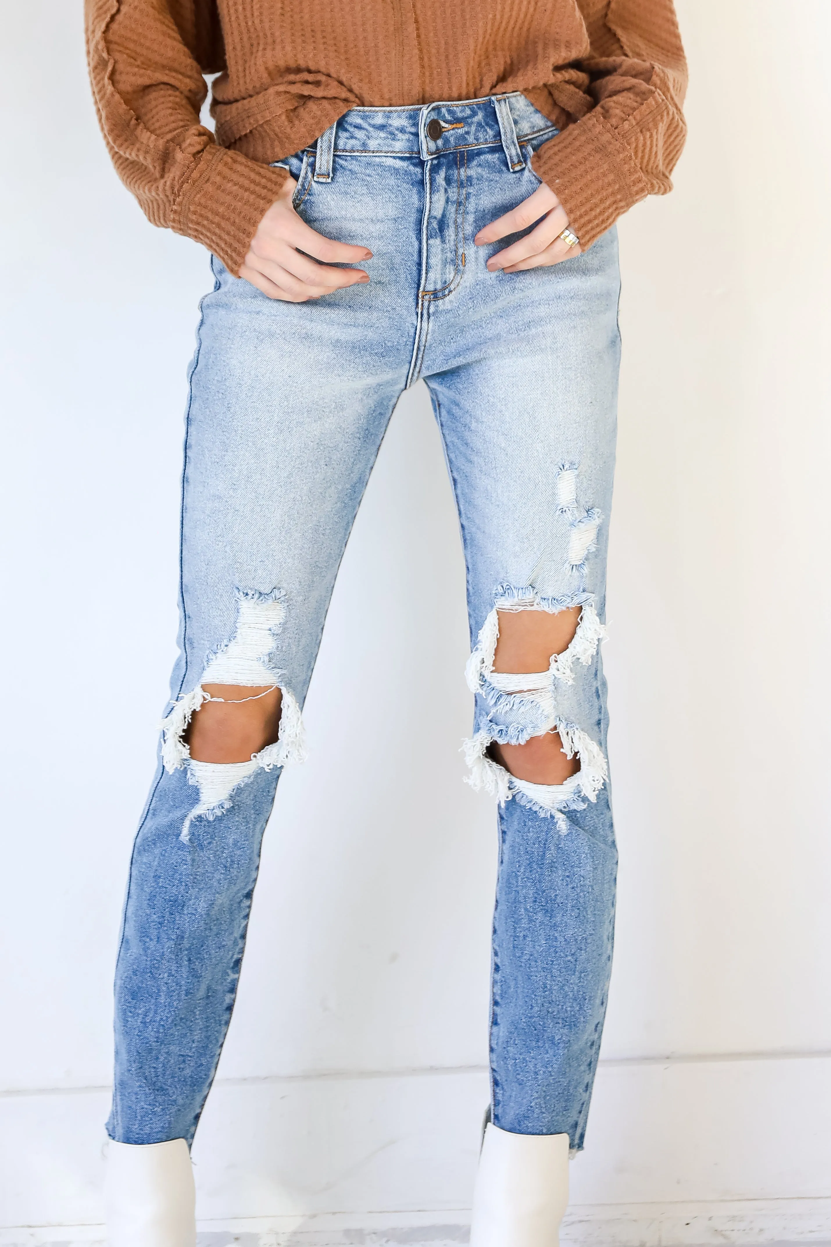 Marisa Distressed Skinny Jeans