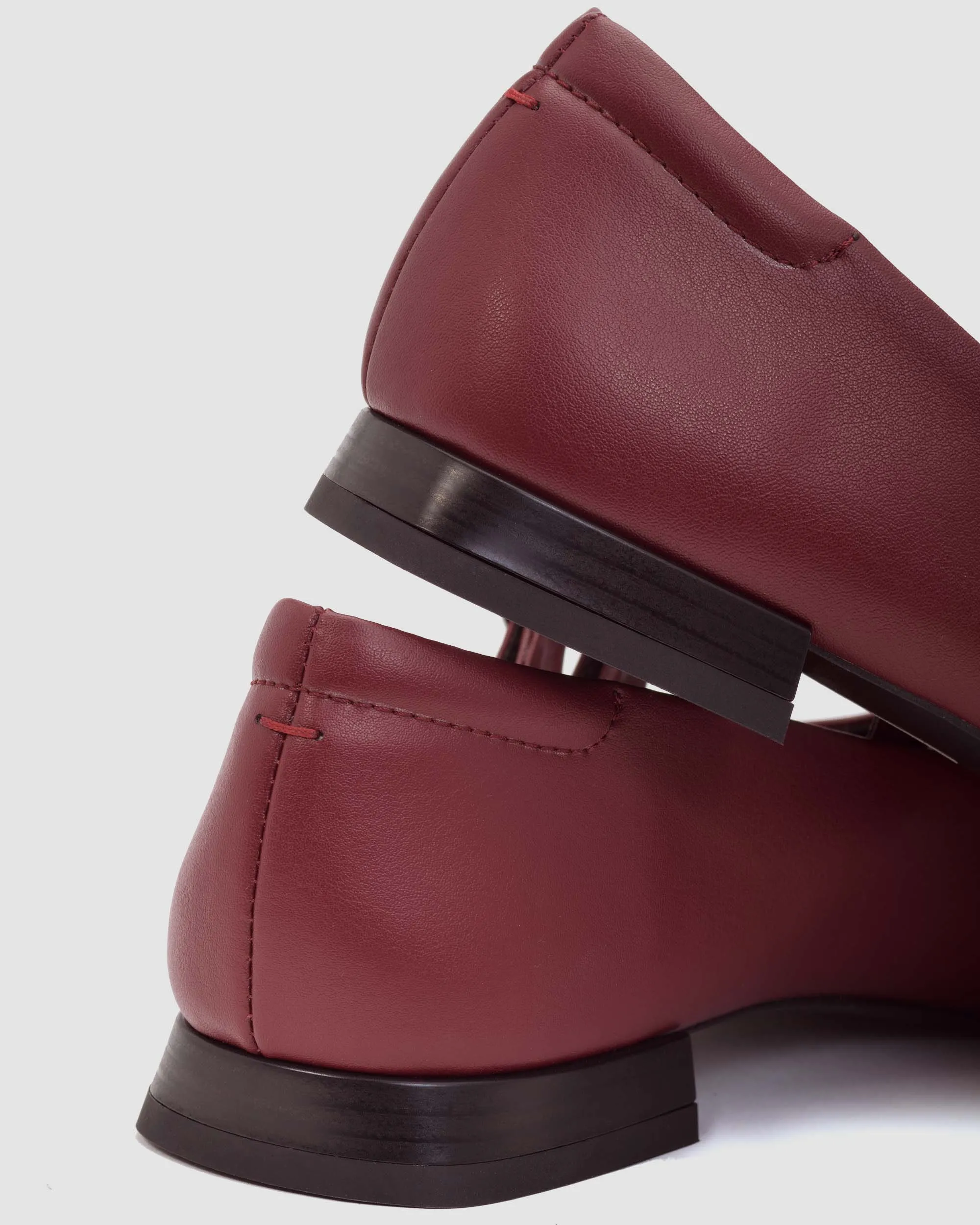 Mary Jane Women's Vegea? Grape Leather Vegan Pumps | Cherry