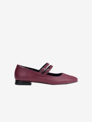 Mary Jane Women's Vegea? Grape Leather Vegan Pumps | Cherry