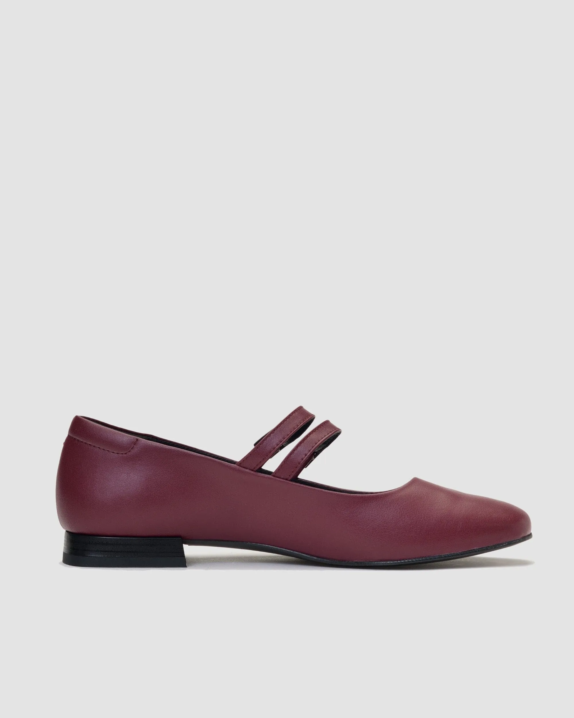 Mary Jane Women's Vegea? Grape Leather Vegan Pumps | Cherry