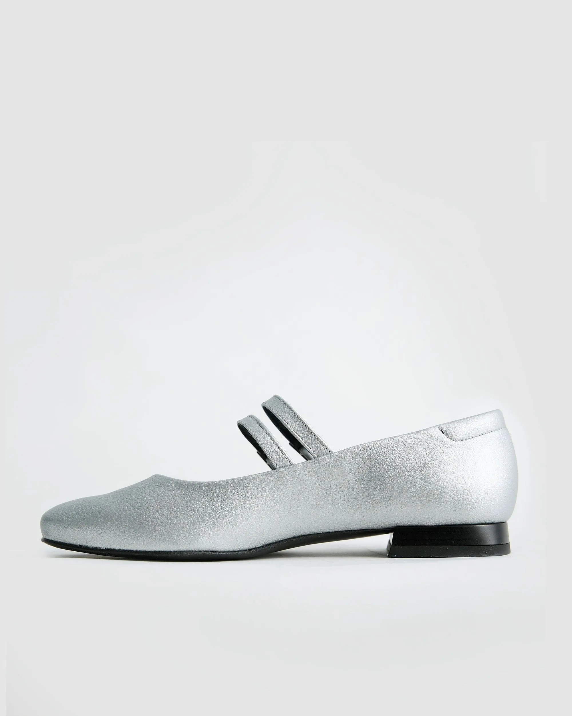 Mary Jane Women's Vegea? Grape Leather Vegan Pumps | Metallic