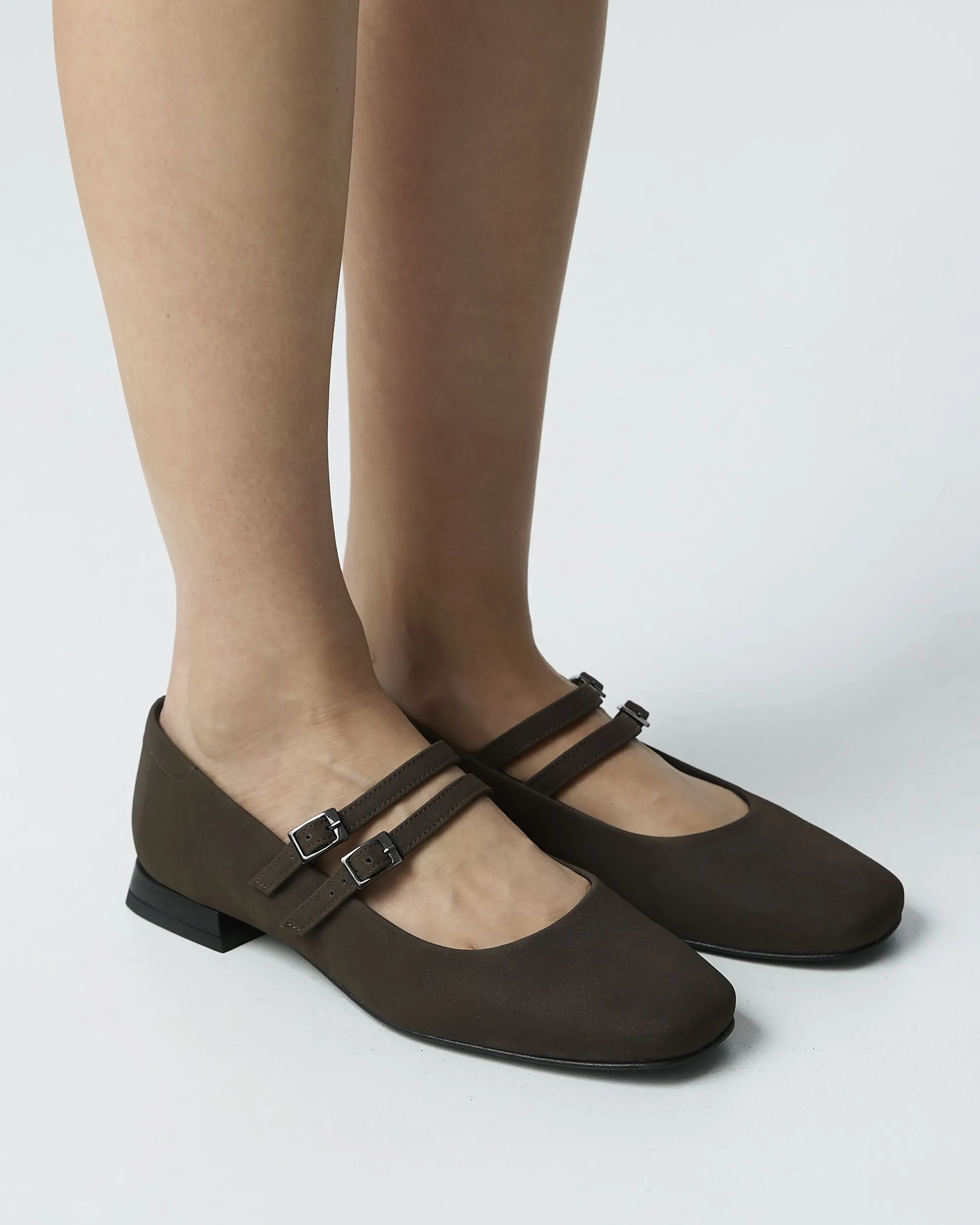 Mary Jane Women's Viridis? Corn Leather Vegan Pumps | Chocolate
