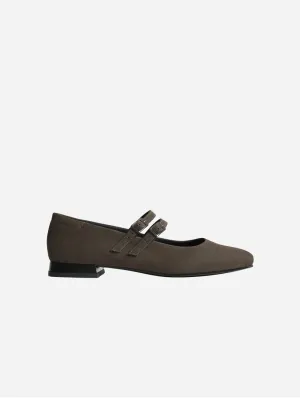 Mary Jane Women's Viridis? Corn Leather Vegan Pumps | Chocolate