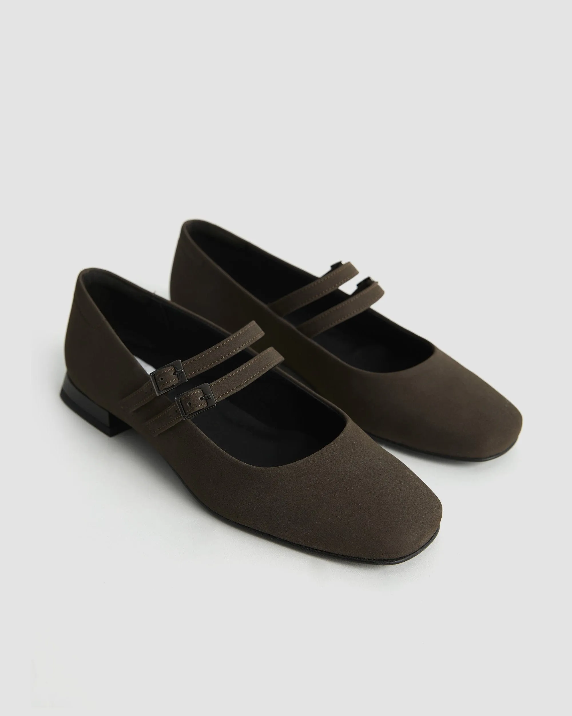 Mary Jane Women's Viridis? Corn Leather Vegan Pumps | Chocolate