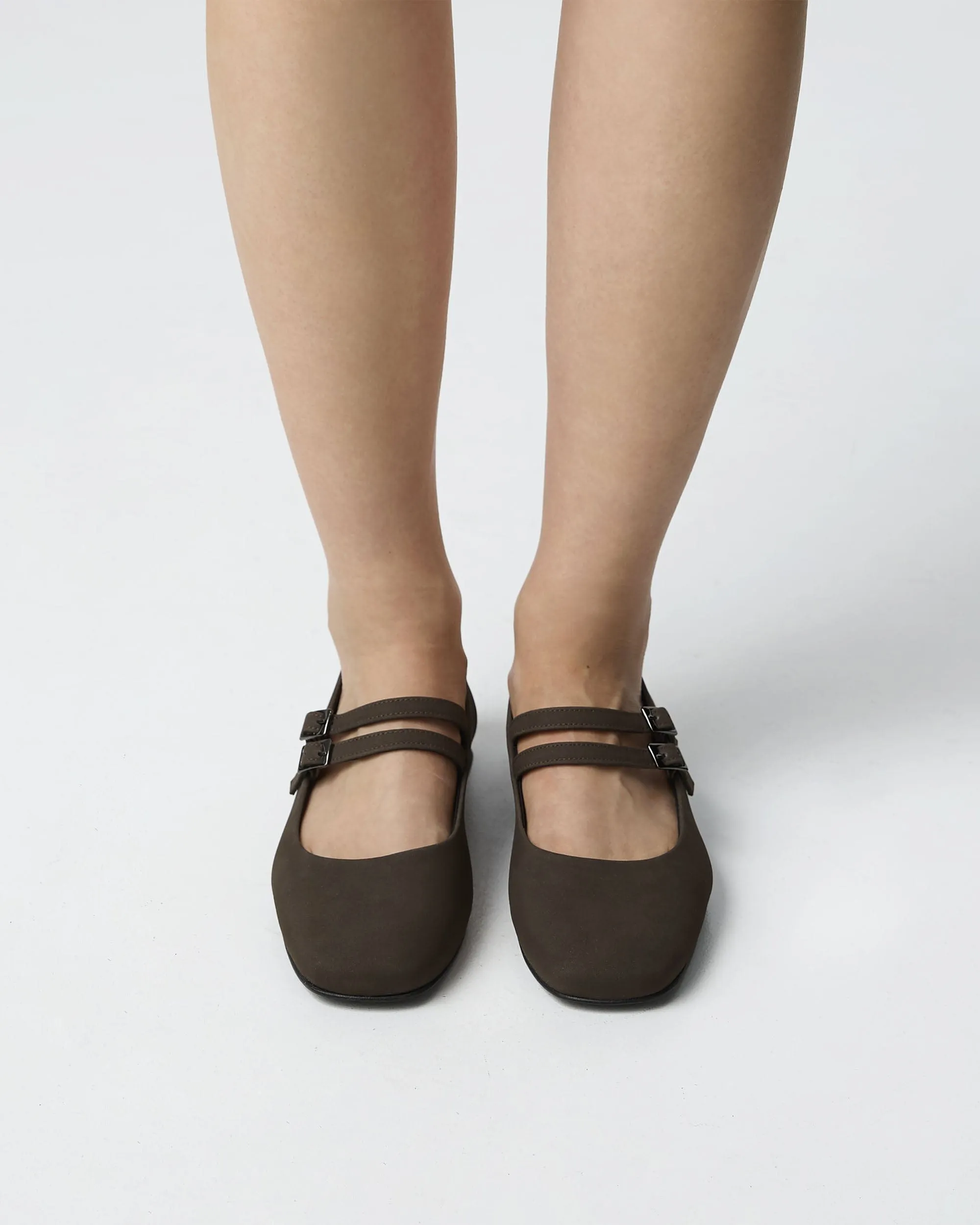 Mary Jane Women's Viridis? Corn Leather Vegan Pumps | Chocolate