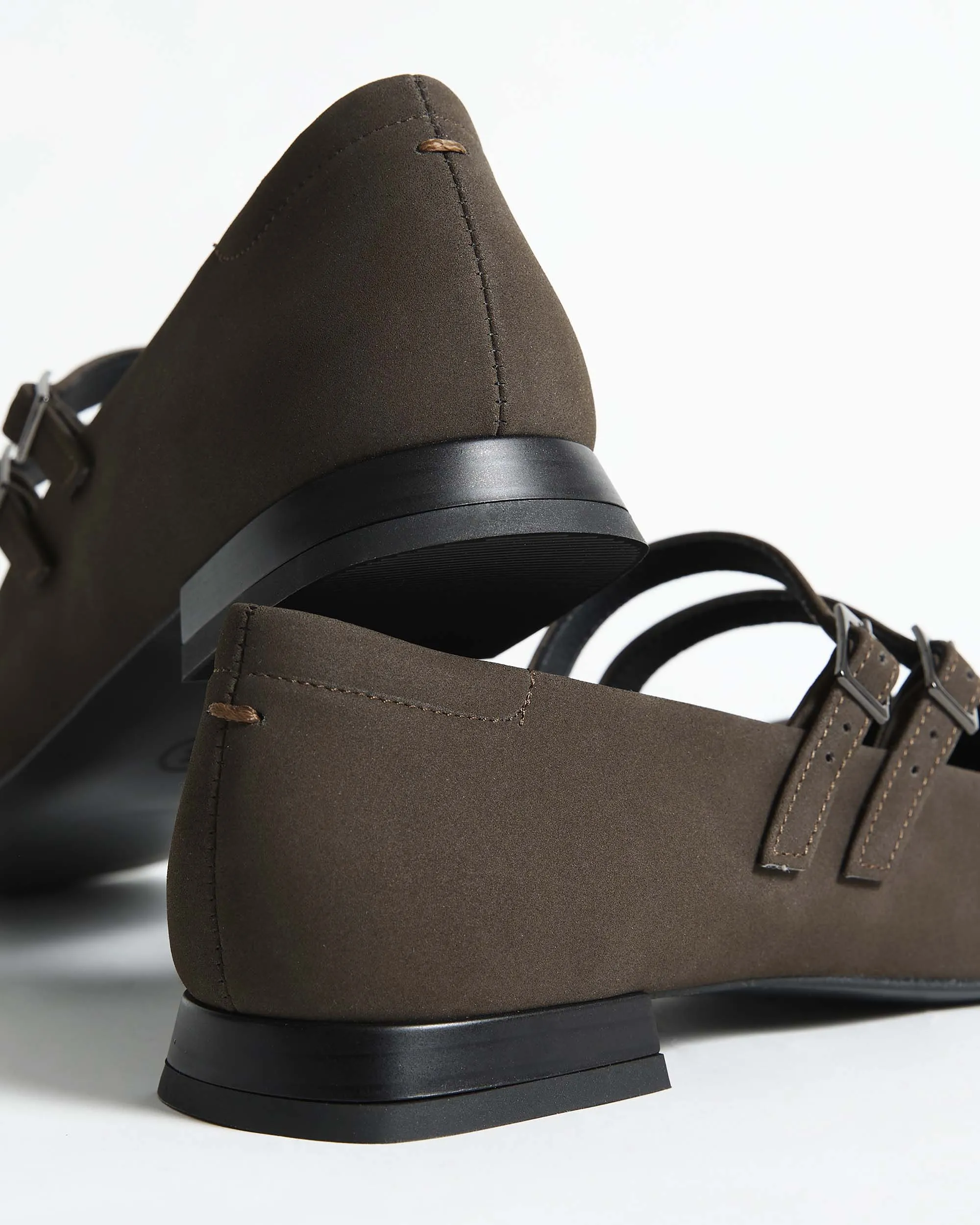 Mary Jane Women's Viridis? Corn Leather Vegan Pumps | Chocolate