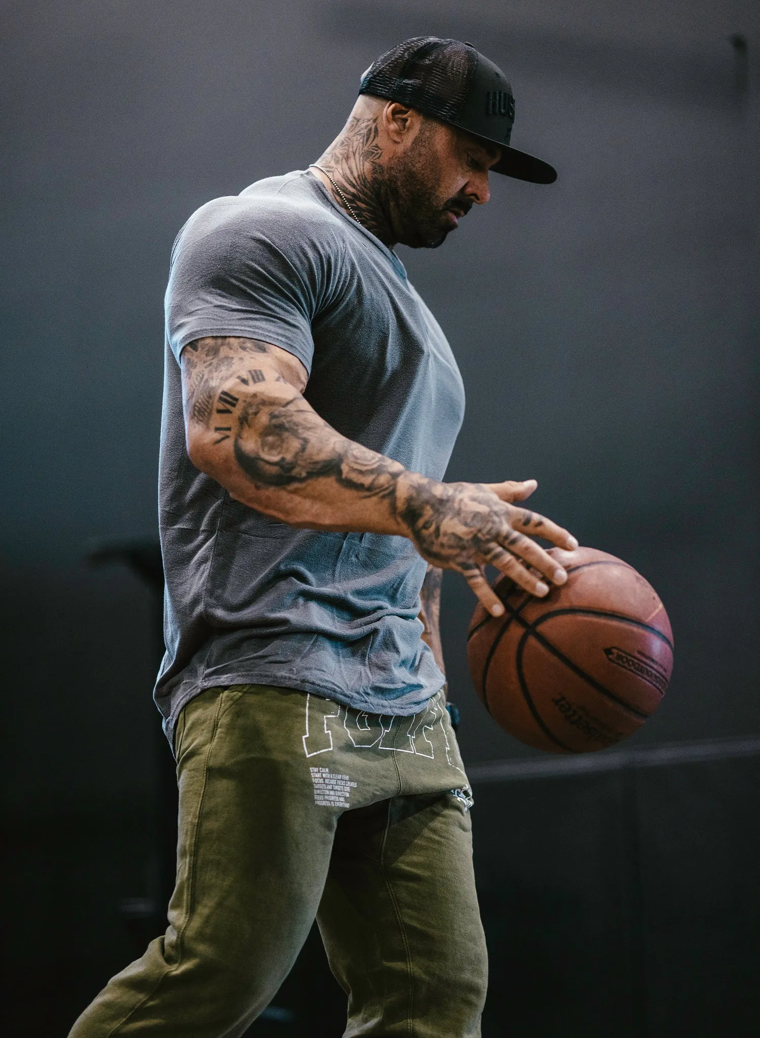 MOTO DISTRESSED TEE - BLACK