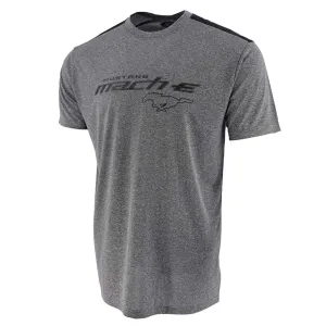 Mustang Mach-E Mens Gray Performance T-Shirt