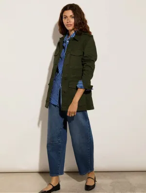 Nixi Organic Cotton Stretch Denim Barrel Jeans | Vintage Wash