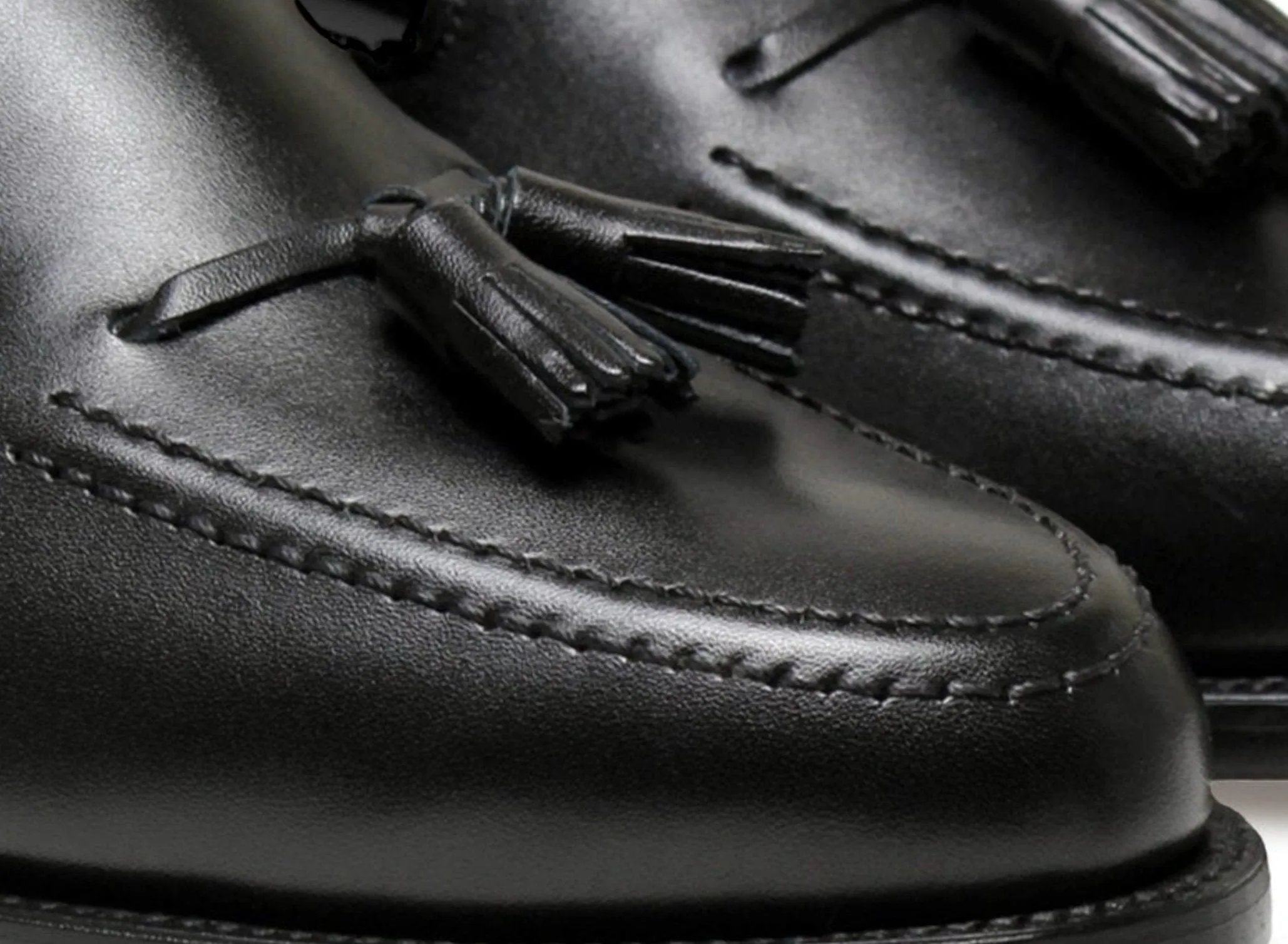 Pembroke Cactus Leather Vegan Tassel Loafer | Black