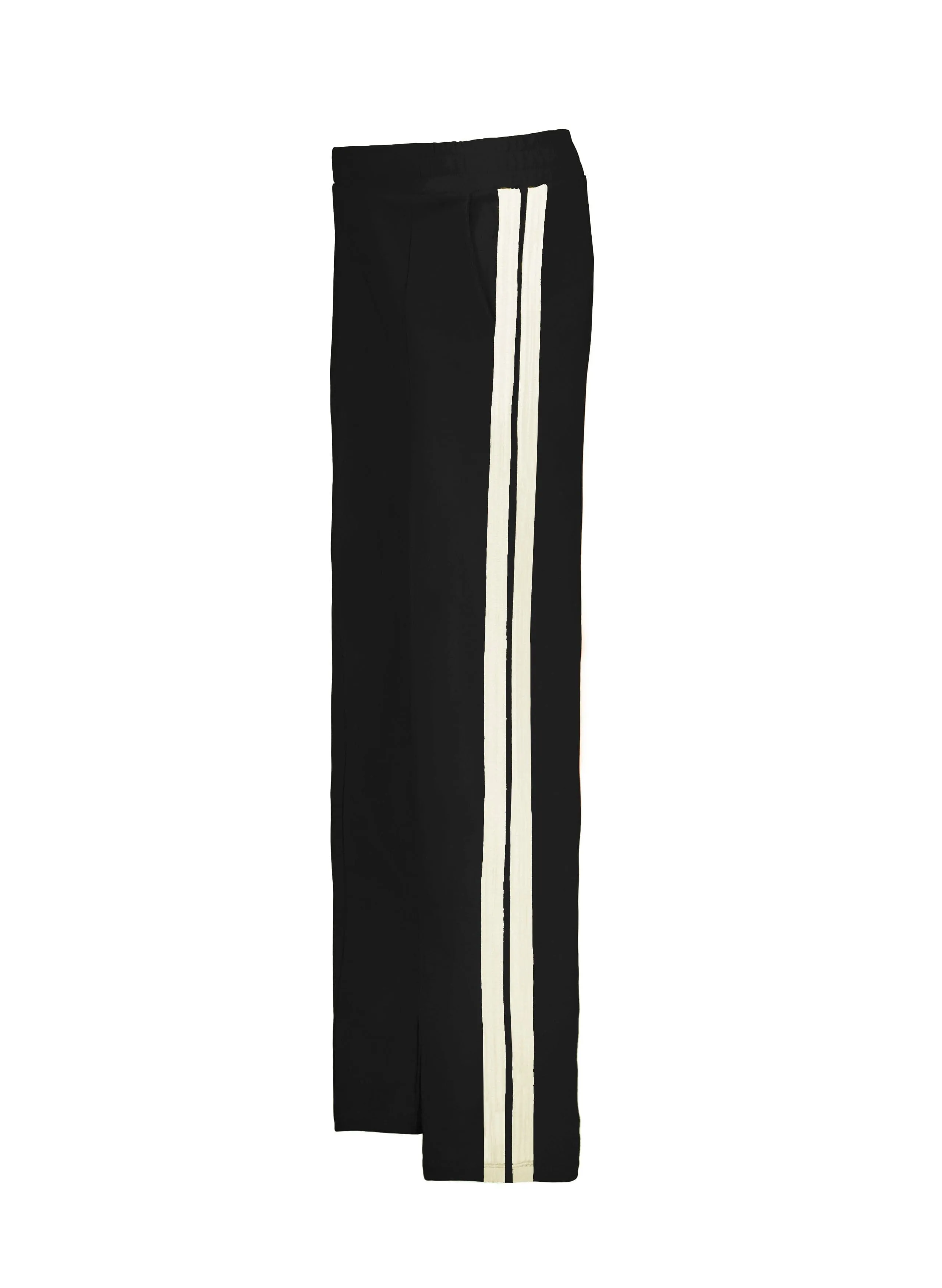 Petite Tippi?2.0 LENZING? ECOVERO? Side Stripe Trousers | Black & Cream