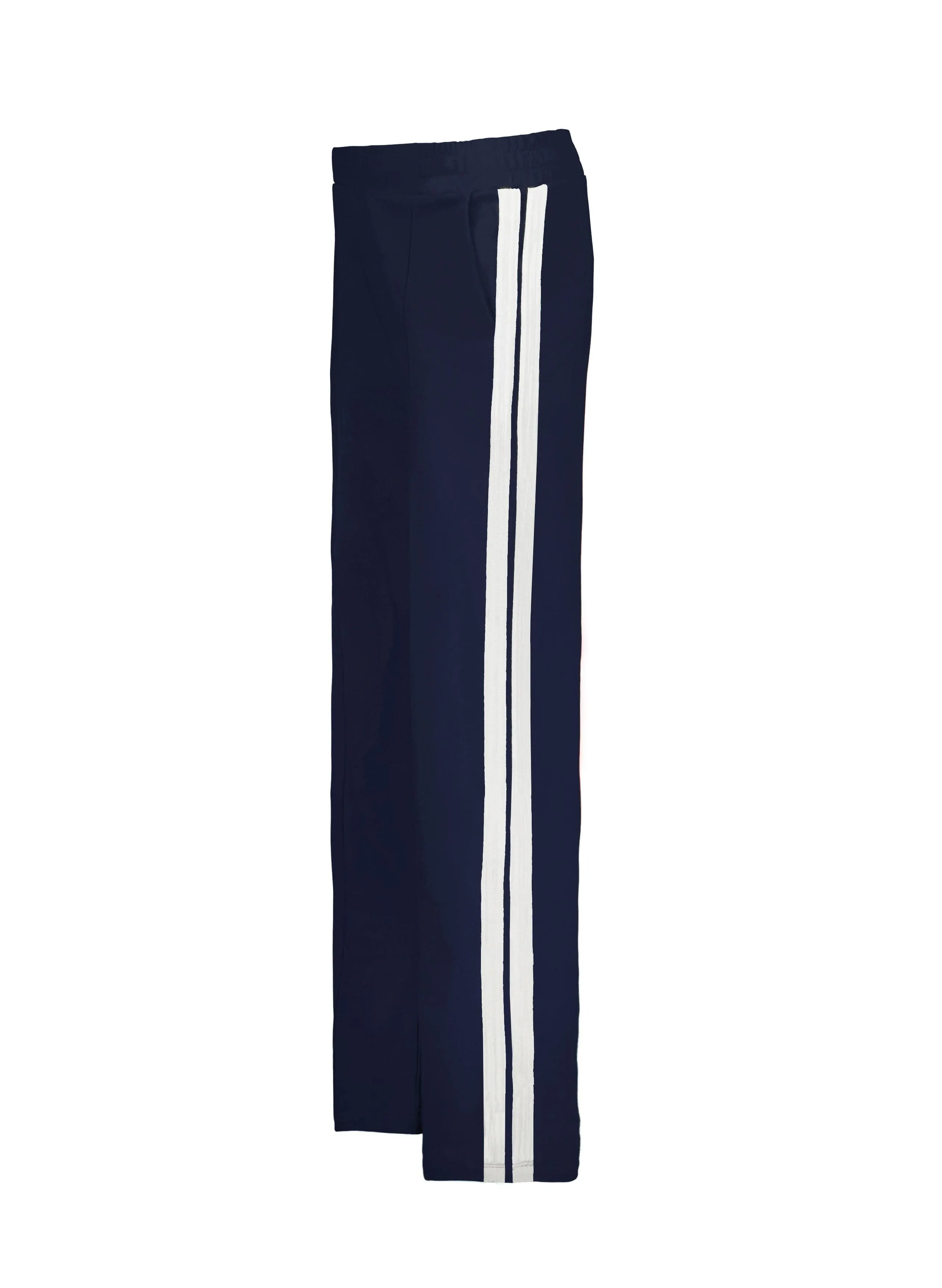Petite Tippi?2.0 LENZING? ECOVERO? Side Stripe Trousers | Navy & White