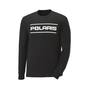 Polaris Dash Long Sleeve T-Shirt Black/White