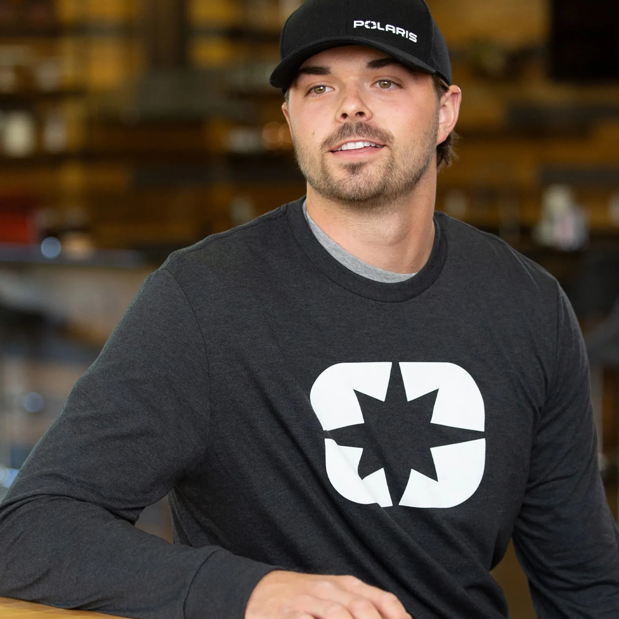 Polaris Icon Long Sleeve T-Shirt Black