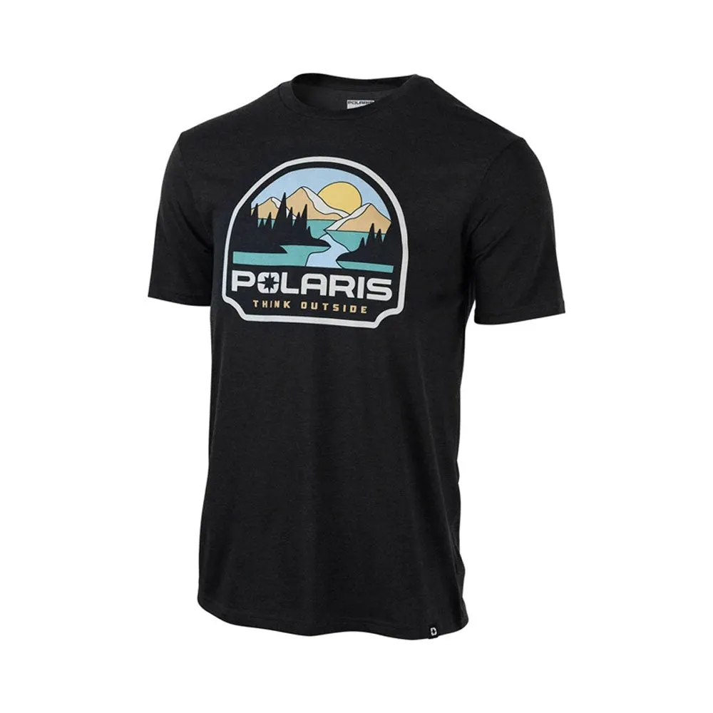 Polaris Men's Half Dome Tee T-Shirt Black