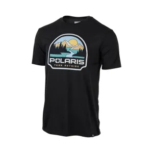 Polaris Men's Half Dome Tee T-Shirt Black