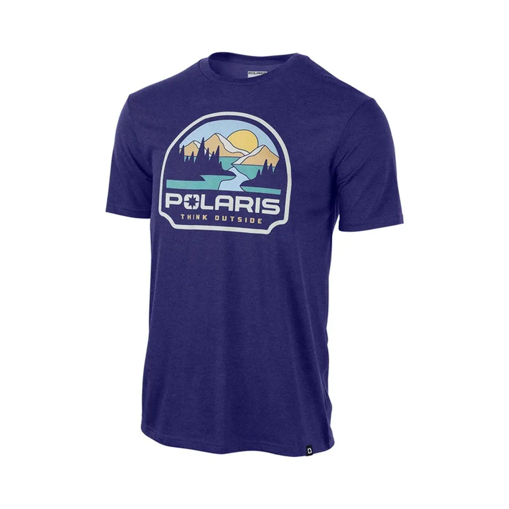 Polaris Men's Half Dome Tee T-Shirt Navy Blue