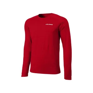 Polaris Men's Performance Long-Sleeve T-Shirt Red