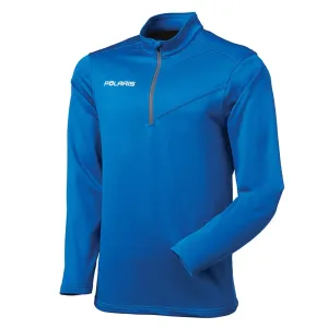 Polaris Tech Blue 1/4 Zip Pullover Sweater Blue