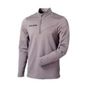 Polaris Tech Gray 1/4 Zip Pullover Sweater Gray