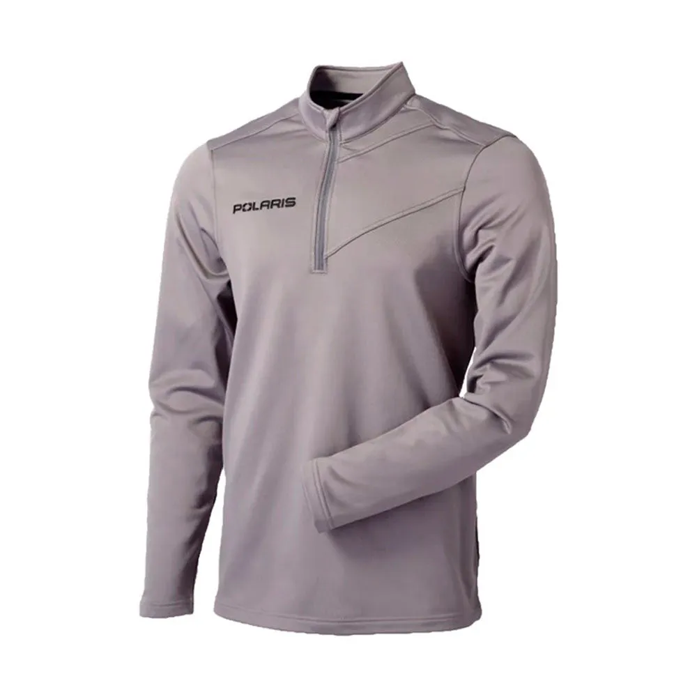 Polaris Tech Gray 1/4 Zip Pullover Sweater Gray