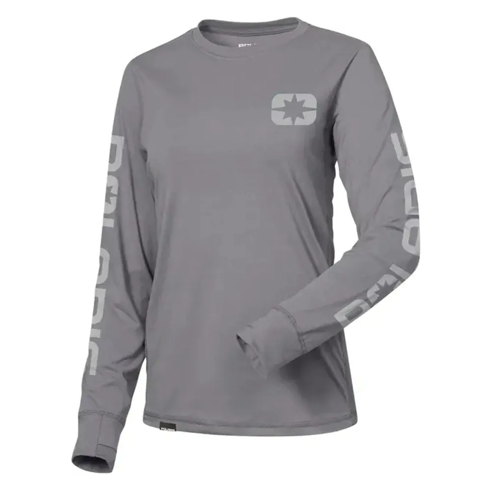 Polaris Women's Long Sleeve Performance Tee T-Shirt Gray