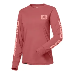 Polaris Women's Long Sleeve Performance Tee T-Shirt Rose Red