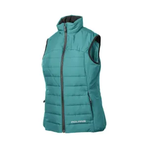 Polaris Women's Revolve Snowmobile Vest Teal/Gray Blue