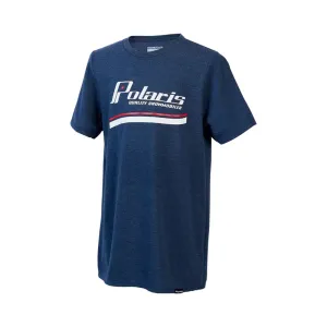 Polaris Youth Heritage Tee T-Shirt Navy Blue