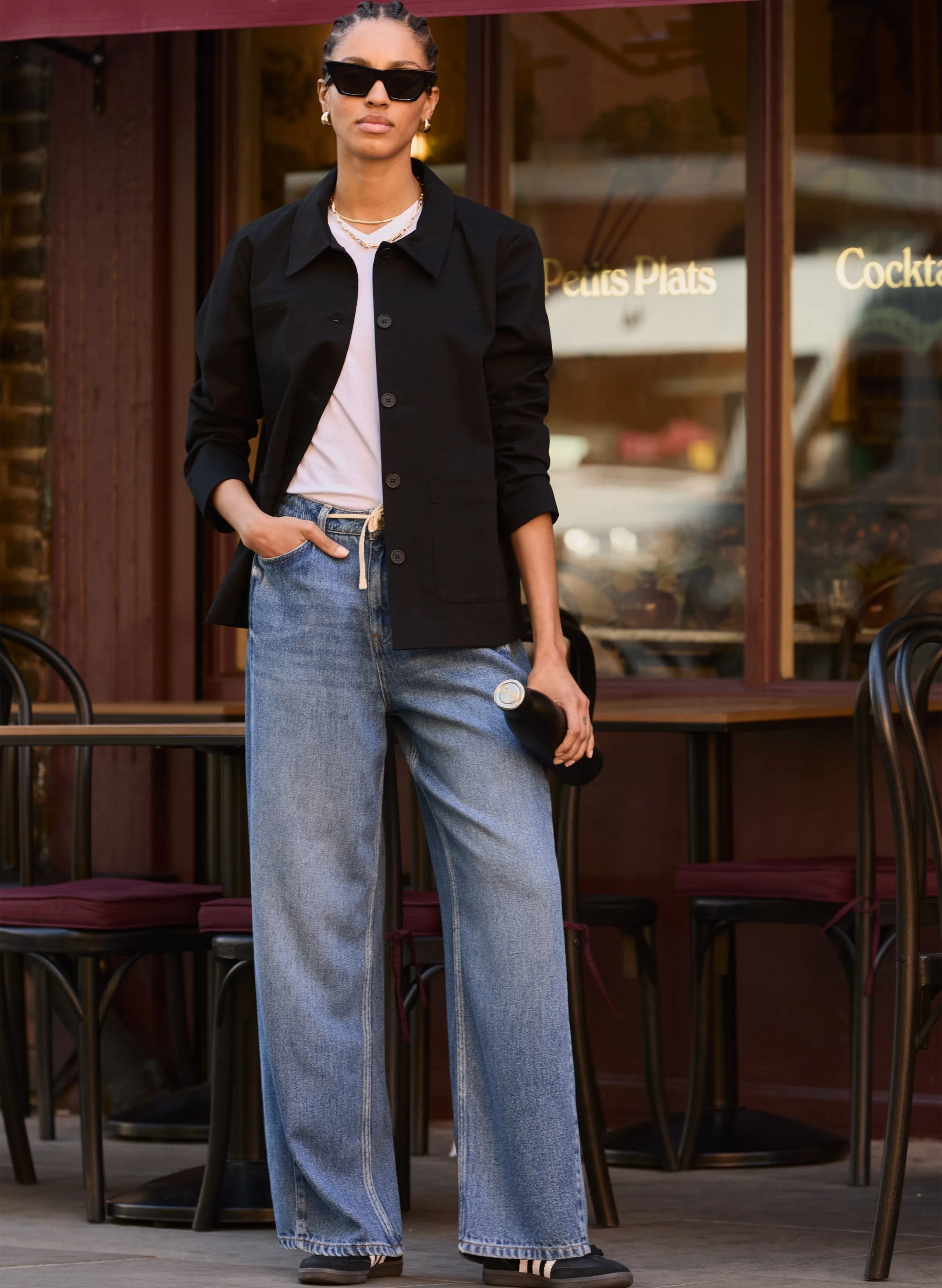 Raphaelle Organic Cotton?Jacket | Caviar Black