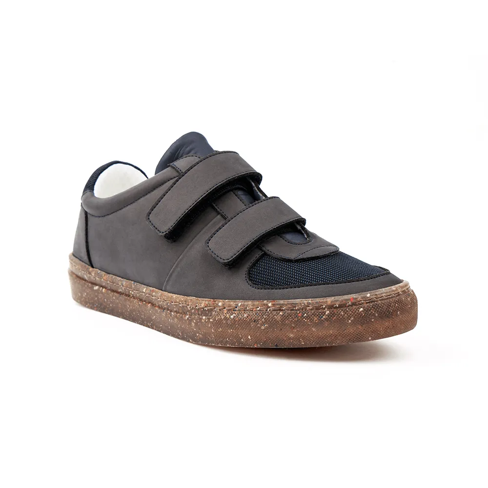 RC Double Velcro Vegan Leather Sneakers | Navy