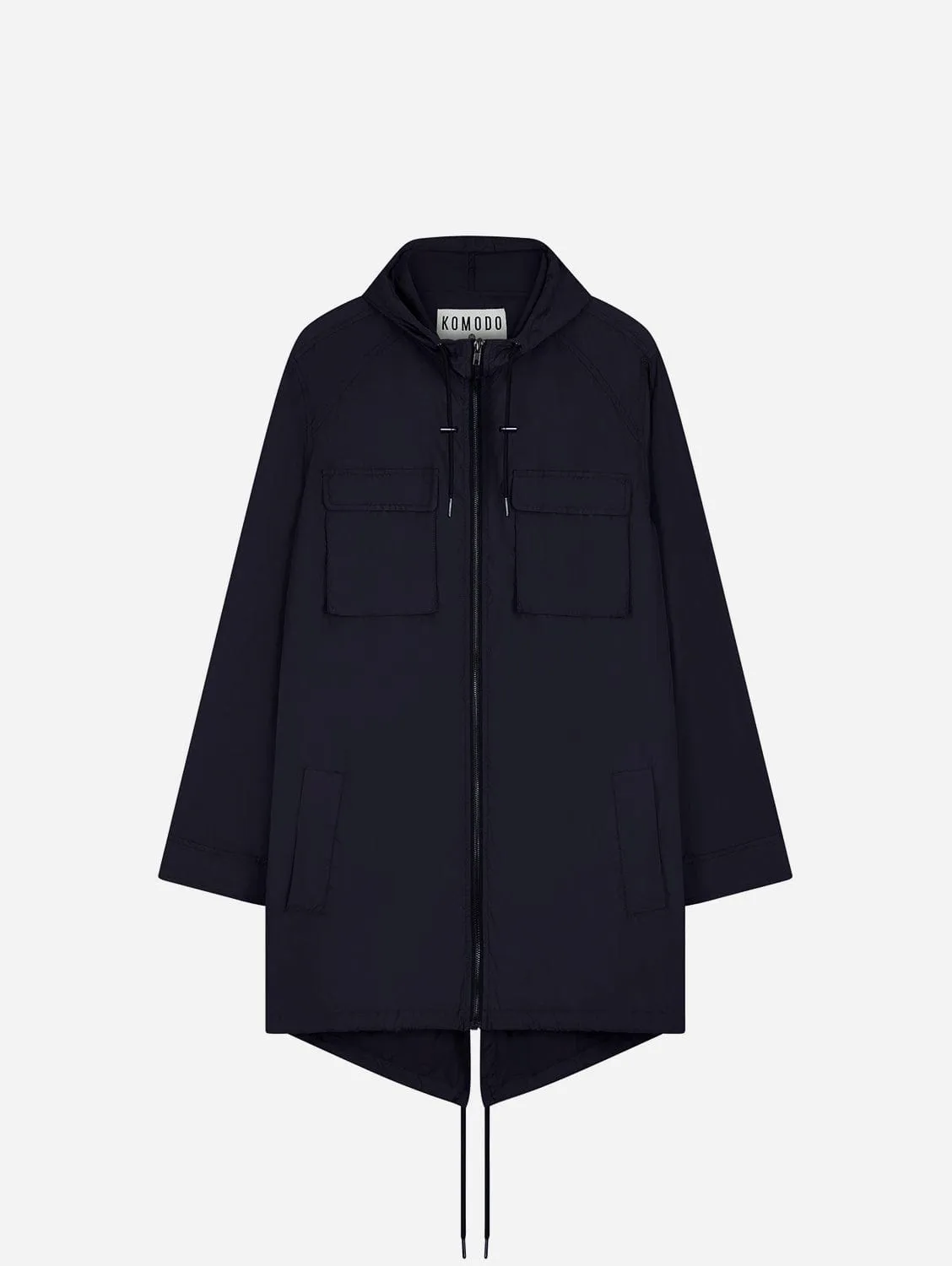 River Recycled PET Waterproof Rain Coat | Navy