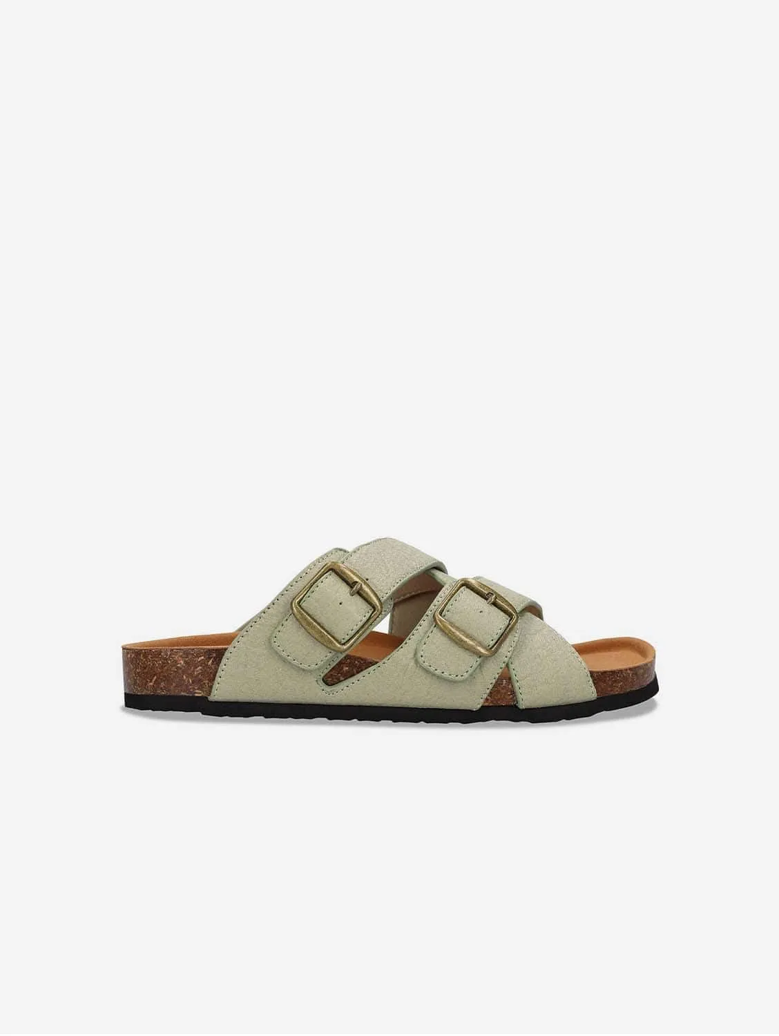 Samet Unisex Pi?atex Vegan Leather Sandals | Green
