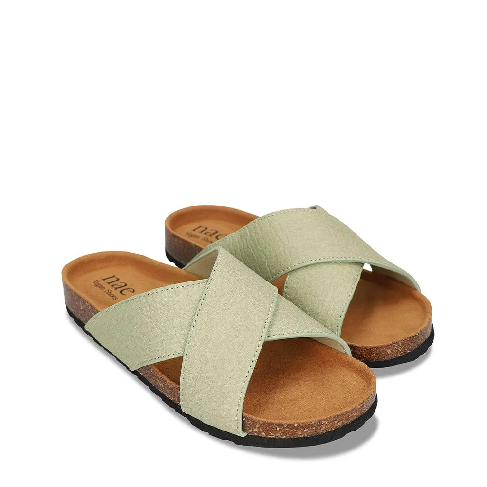 Samui Unisex Pi?atex Vegan Leather Sandals | Green