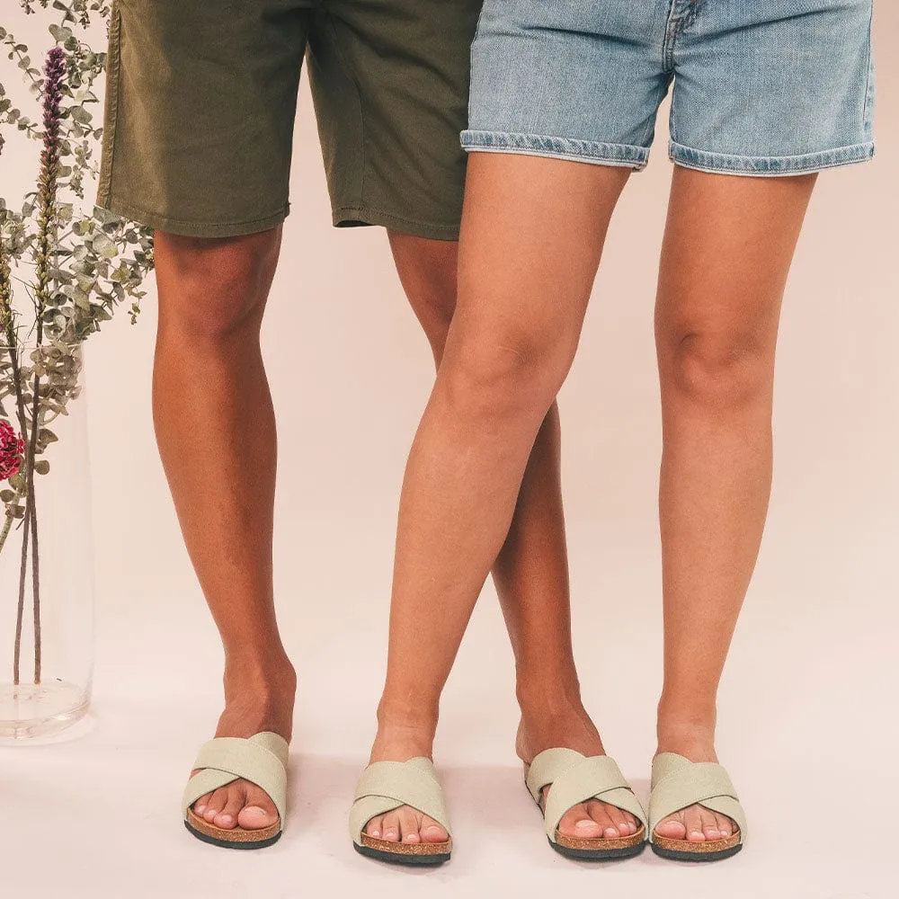 Samui Unisex Pi?atex Vegan Leather Sandals | Green