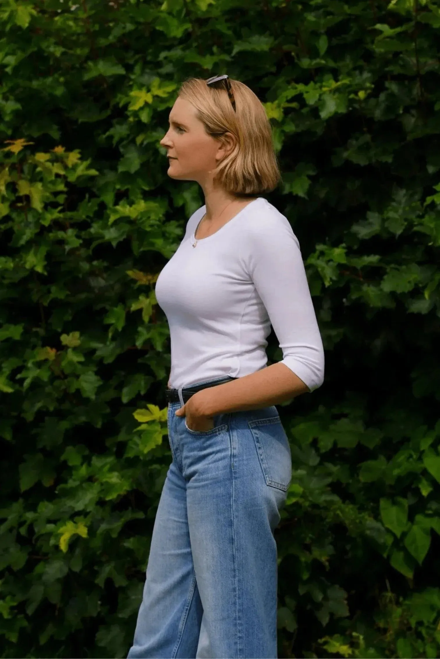 Scoop Neck 3/4 Sleeve Cotton TENCEL? Modal Blend T-Shirt | Multiple Colours