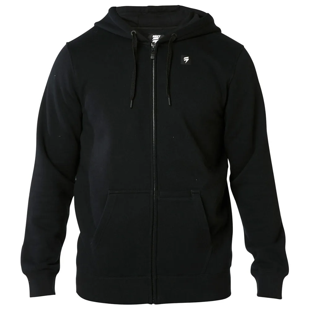 Shift Patched Zip Hoodie Black