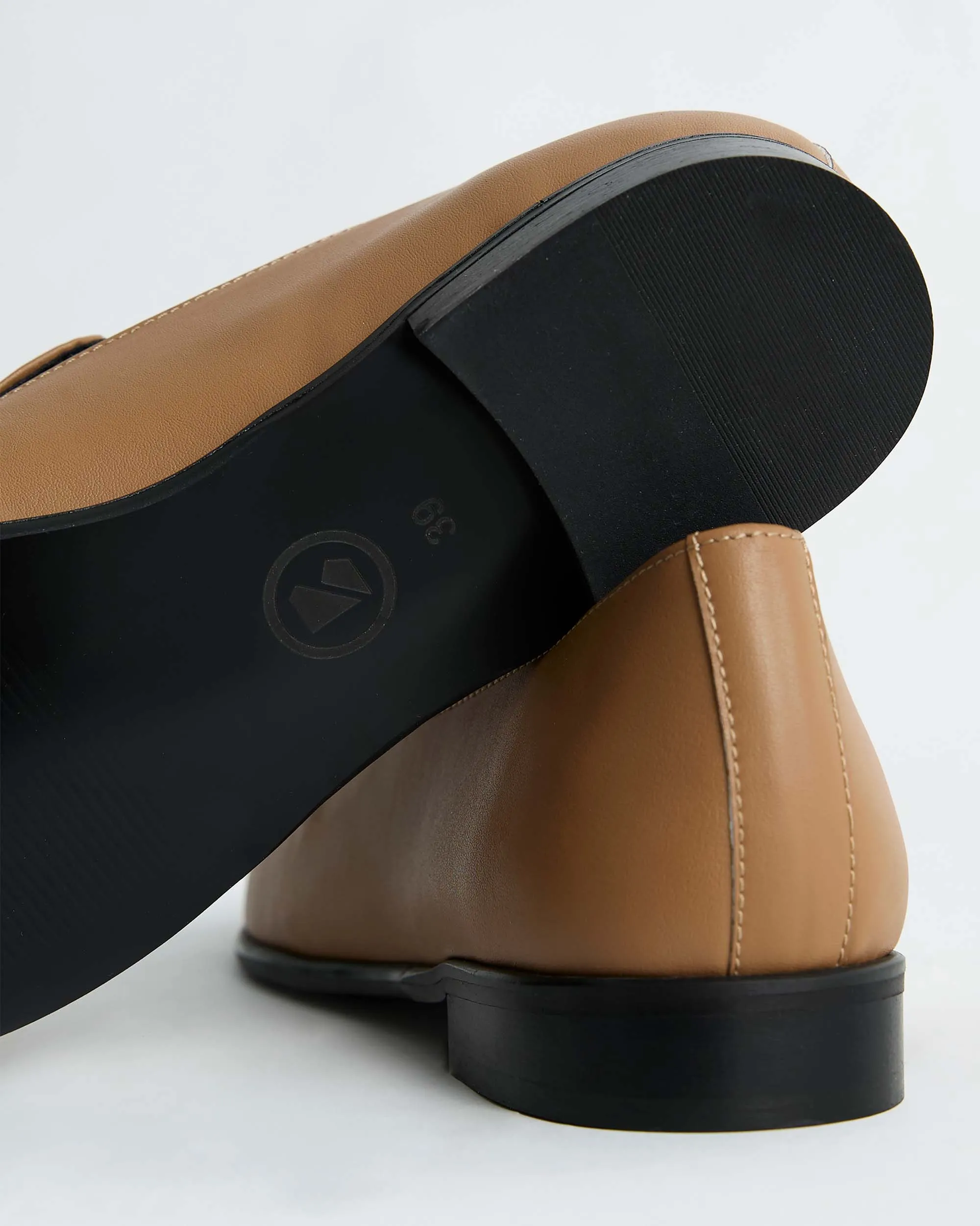 Shiv Women's Vegea? Grape Leather Vegan Loafers | Beige