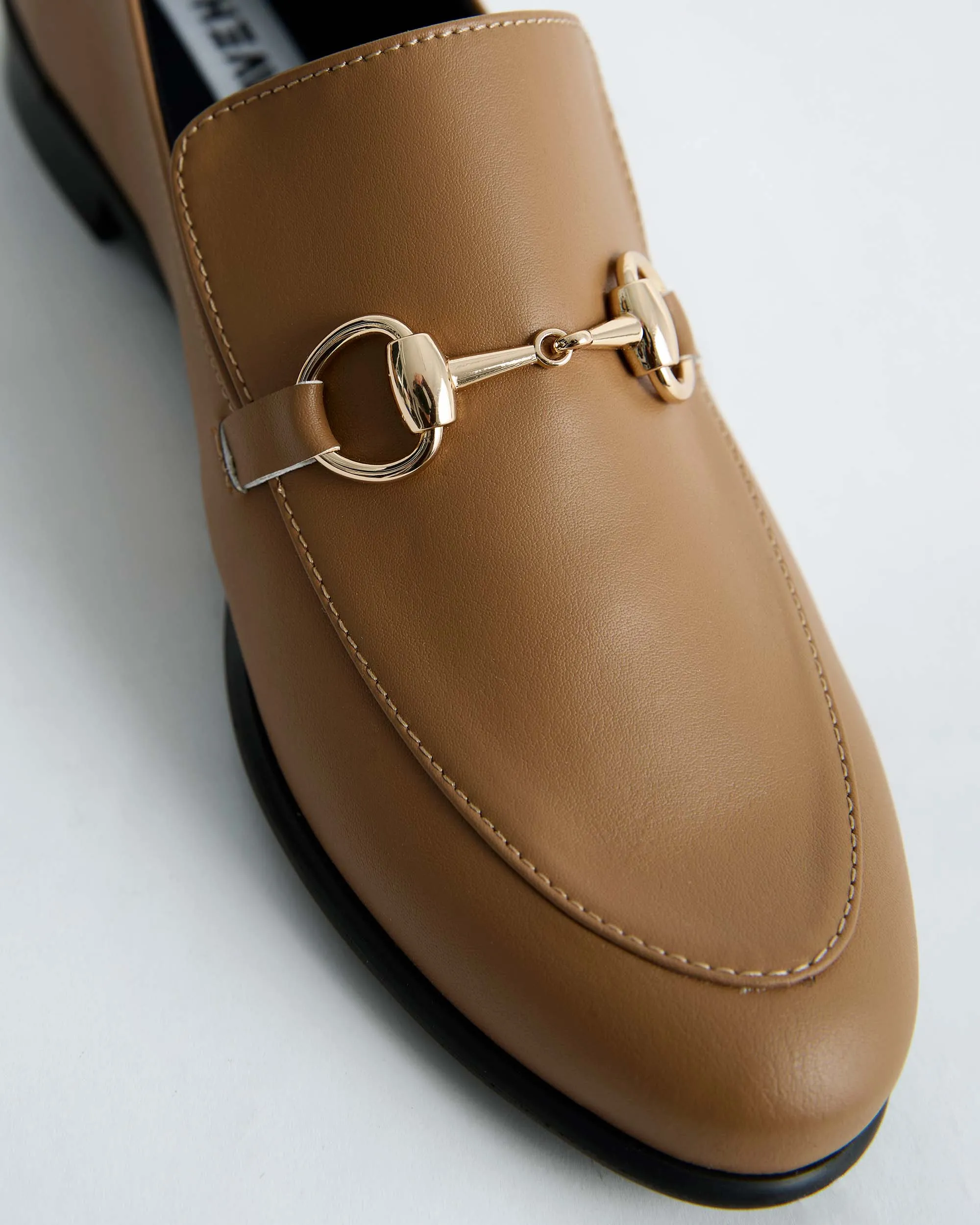 Shiv Women's Vegea? Grape Leather Vegan Loafers | Beige