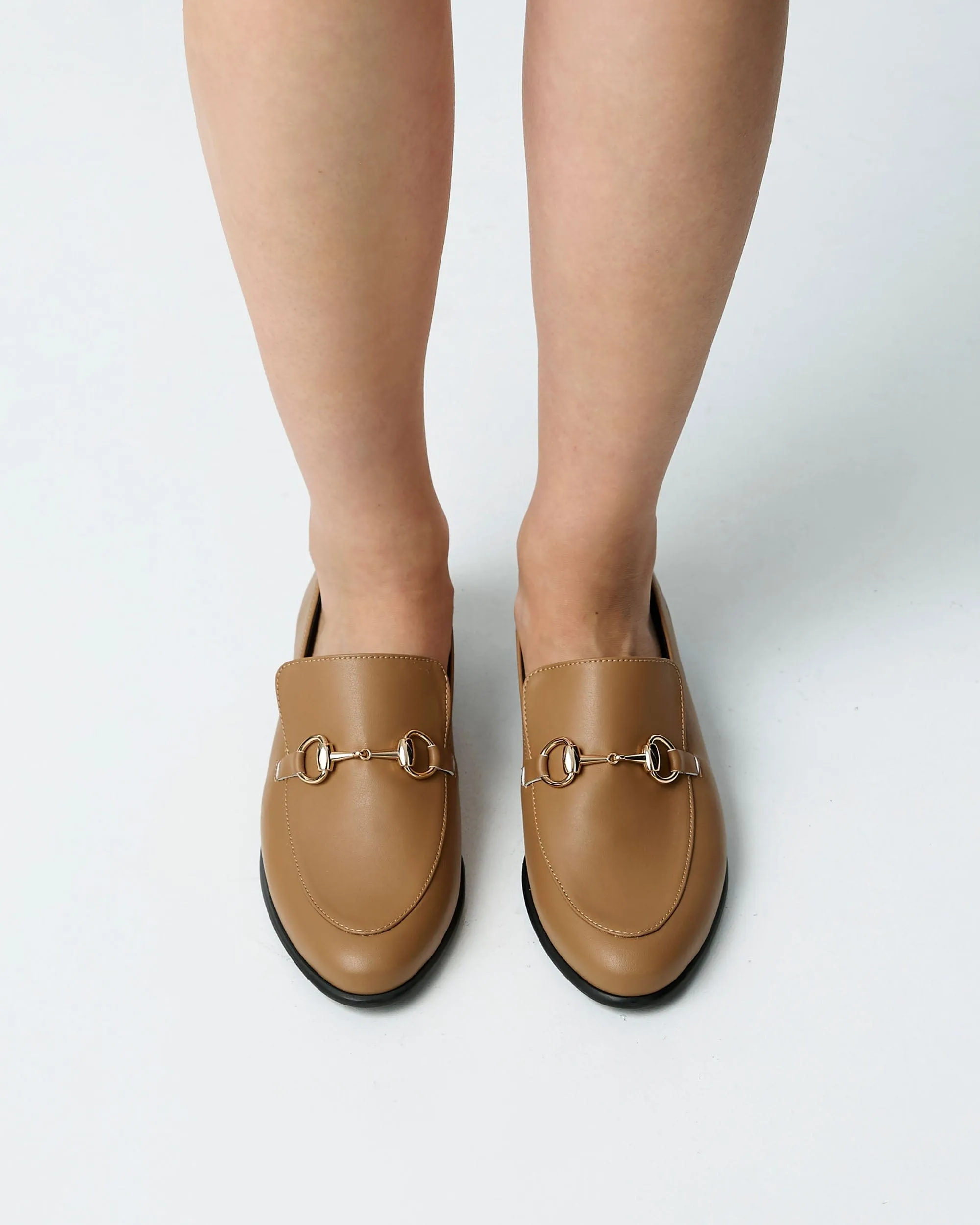 Shiv Women's Vegea? Grape Leather Vegan Loafers | Beige