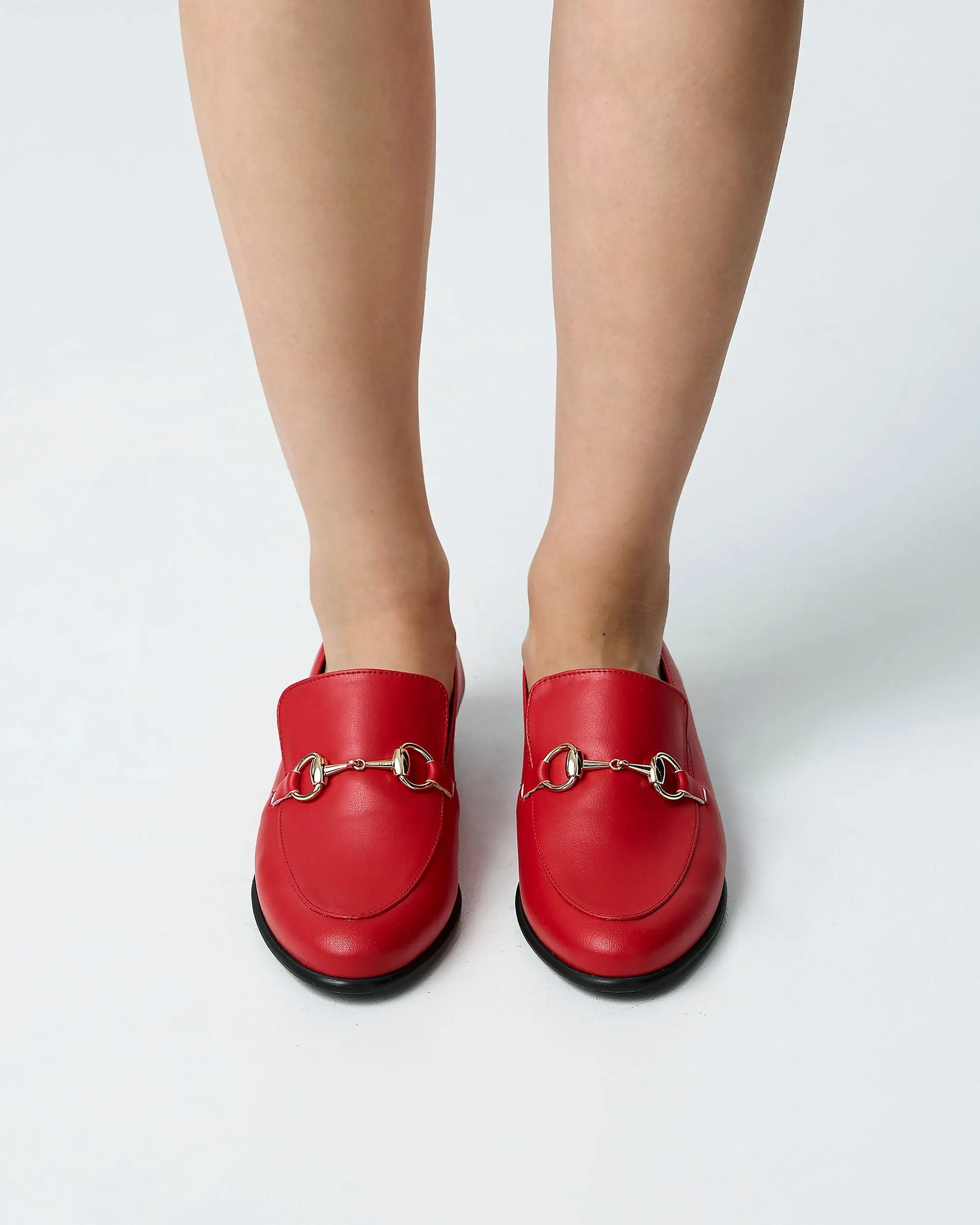Shiv Women's Vegea? Grape Leather Vegan Loafers | Red