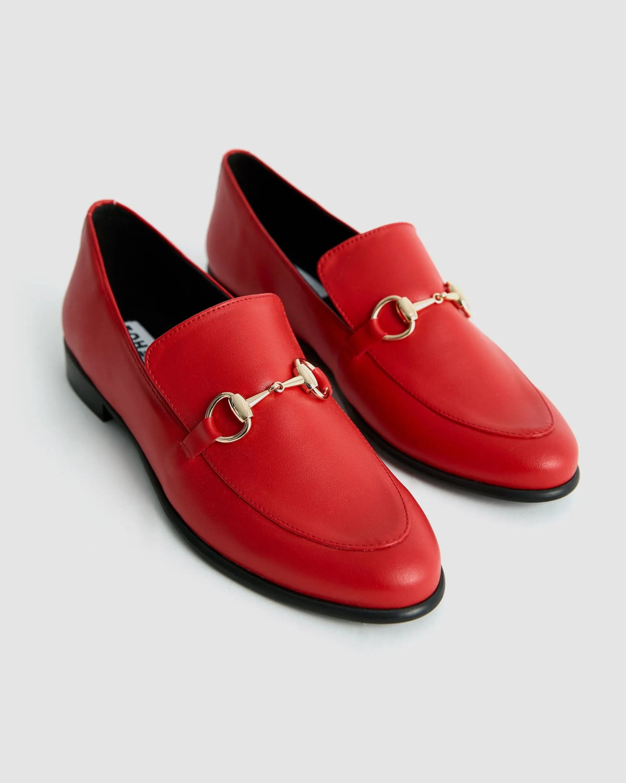 Shiv Women's Vegea? Grape Leather Vegan Loafers | Red