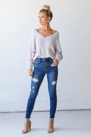 Sierra Distressed Skinny Jeans