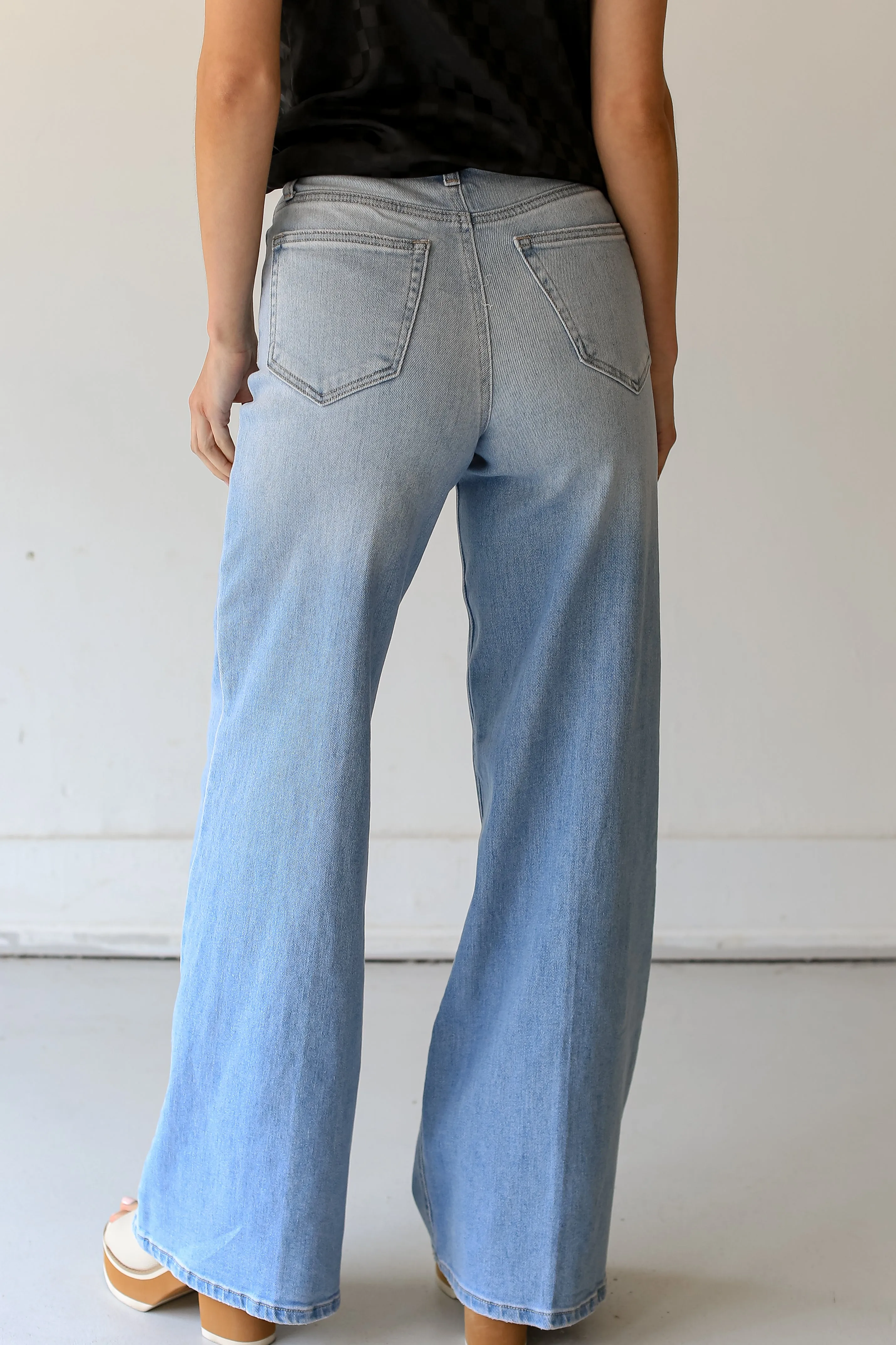 Simply The Vibe Wide Leg Jeans