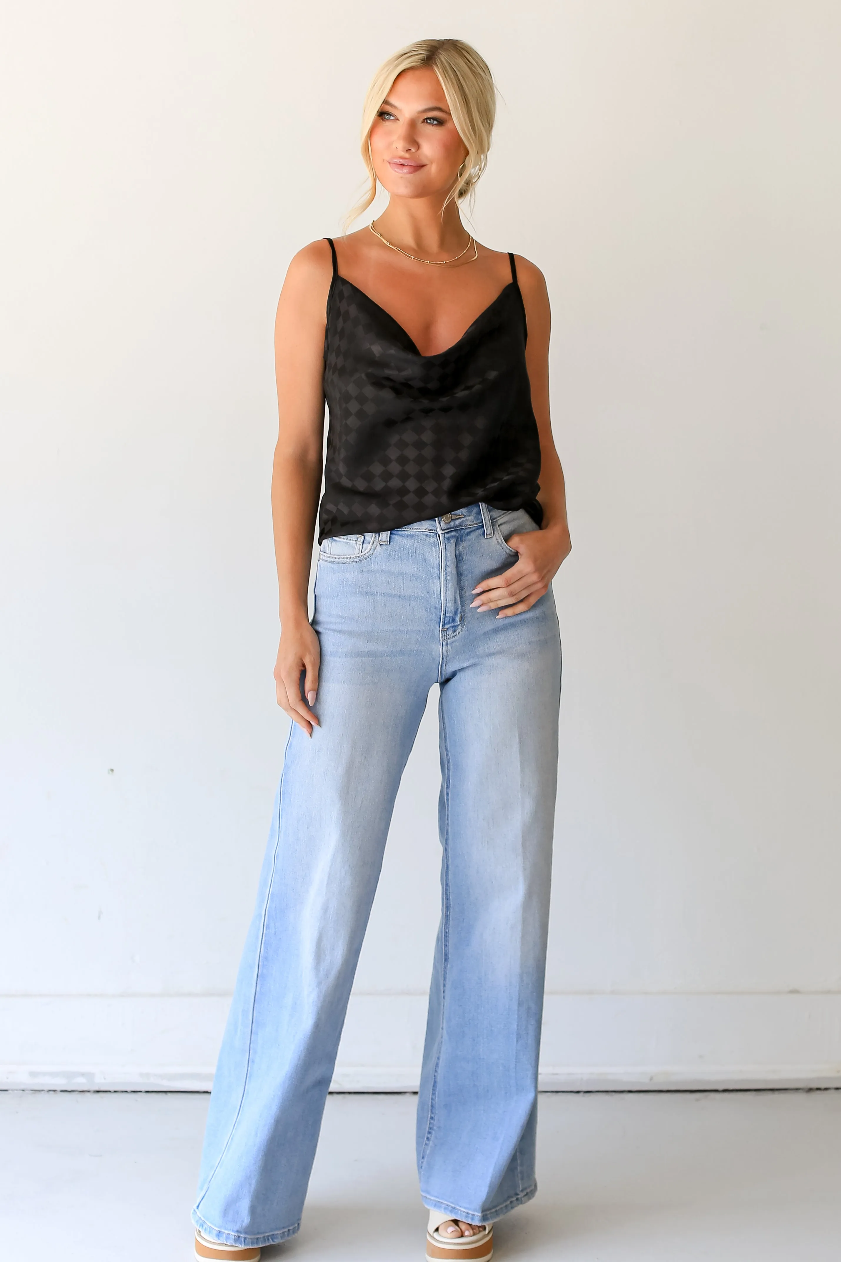 Simply The Vibe Wide Leg Jeans