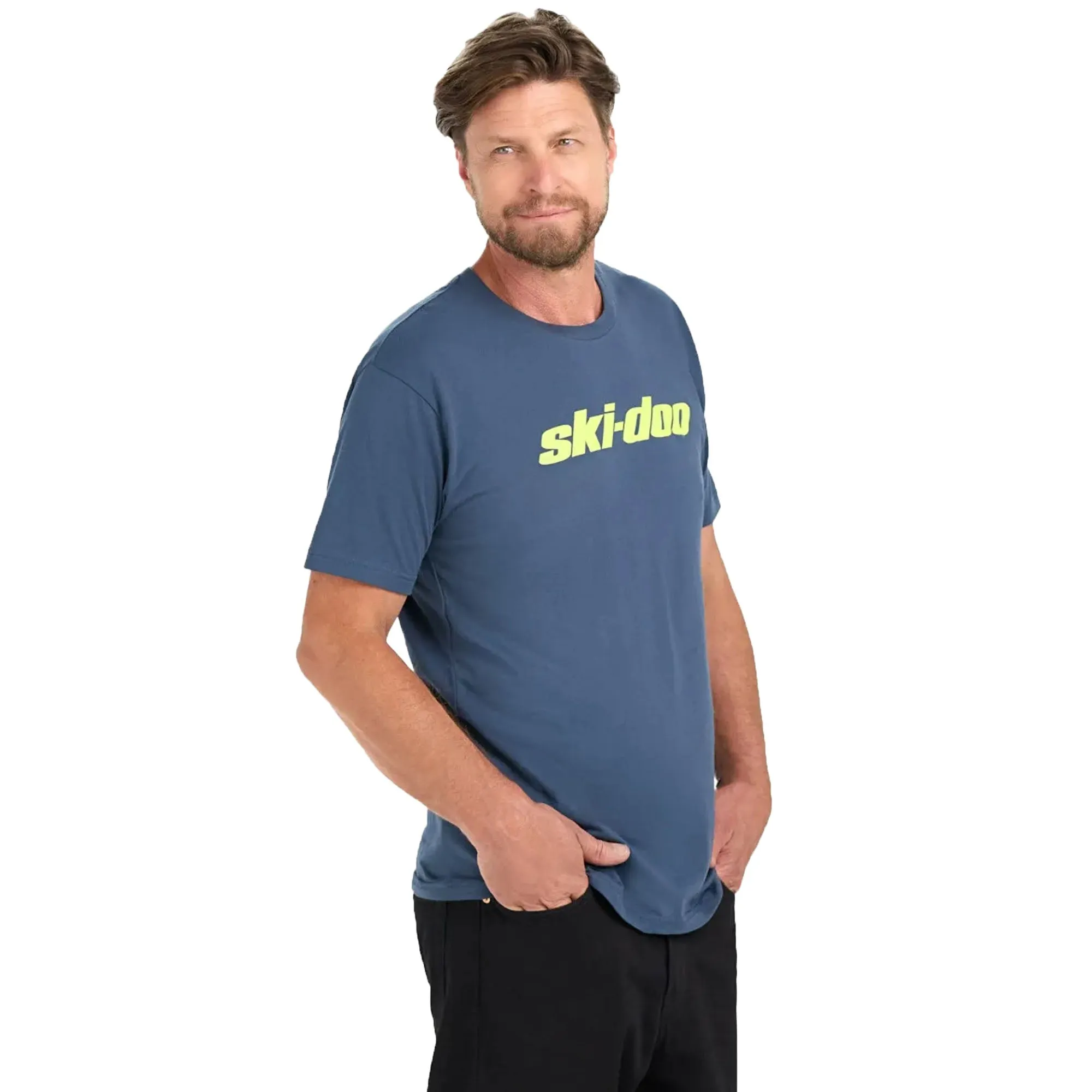 Ski-Doo Mens Signature T-Shirt Navy Blue