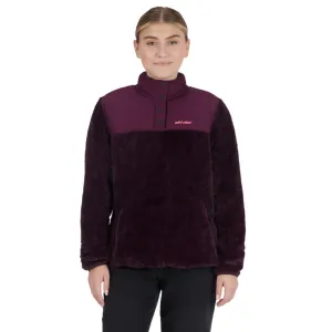 Ski-Doo Pullover Fleece 1/4 Snap Sweater Purple