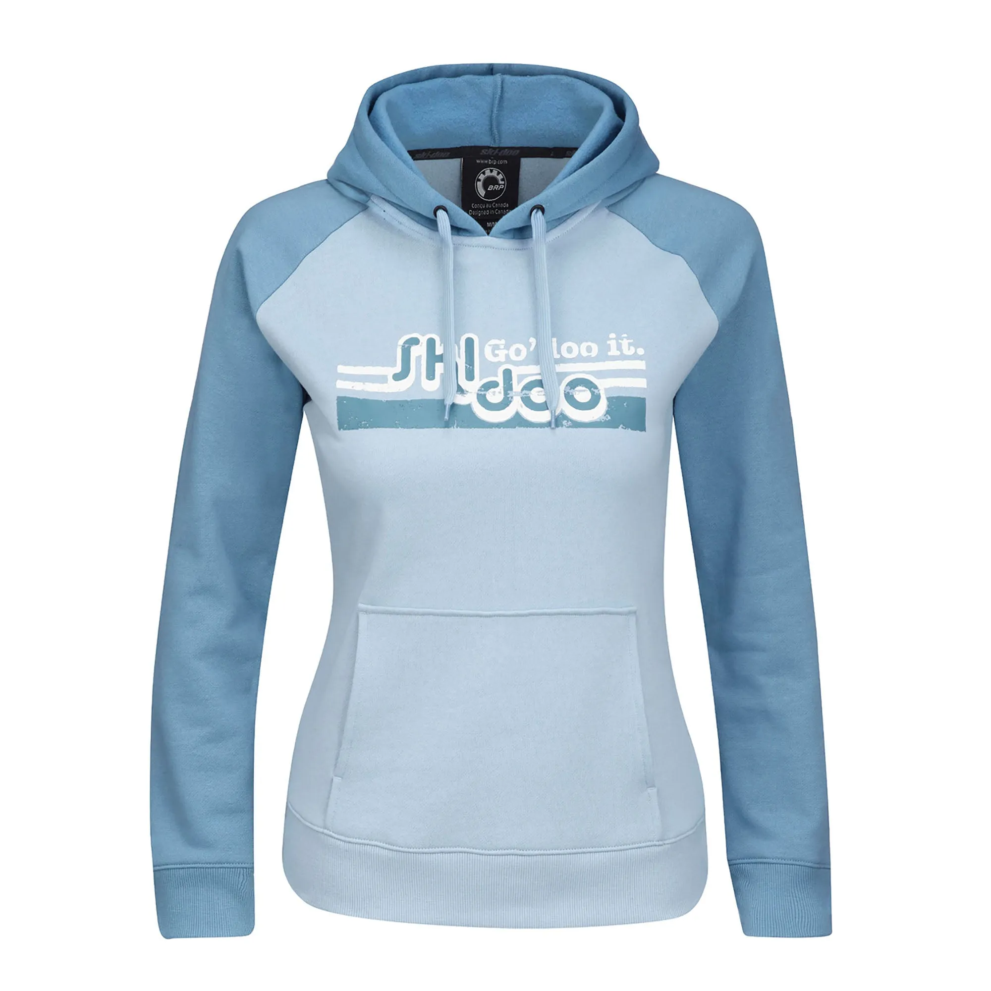 Ski-Doo Pullover Hoodie Sweater Blue