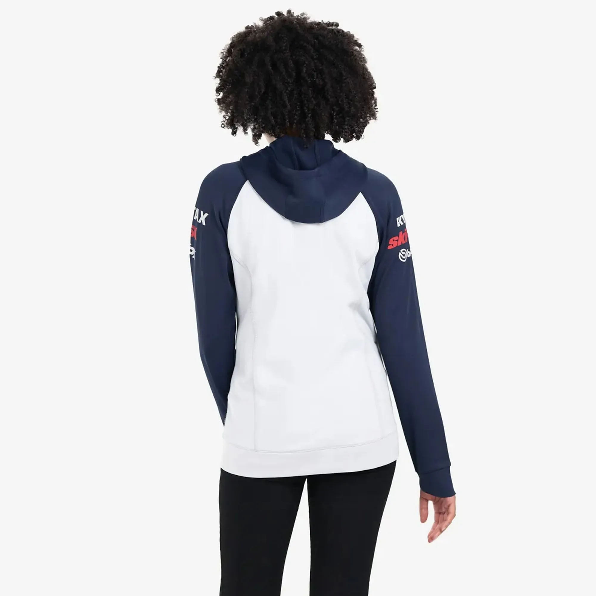 Ski-Doo Sno-X Zip-Up Sweater Dark Navy White